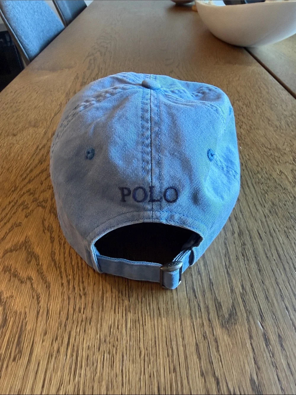 Polo by Ralph Lauren Light Blue Cotton Polo Cap with Embroidered Logo